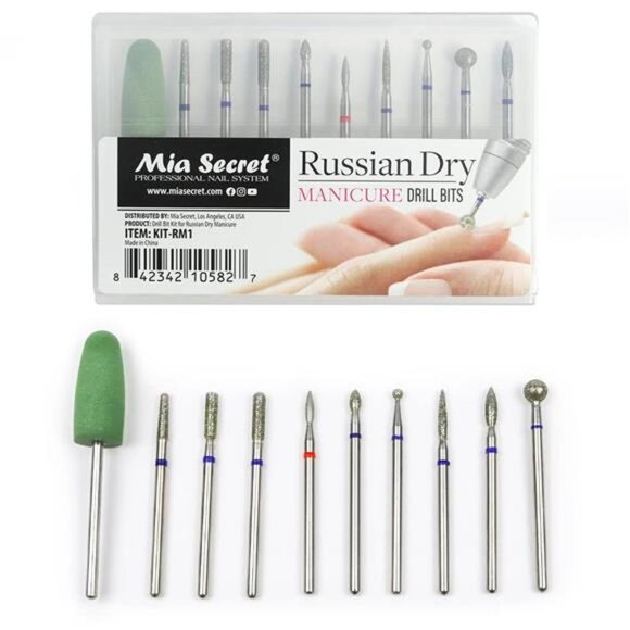 PROFESSIONAL RUSSIAN DRY Manicure Drill bit set - Picture 4 of 6